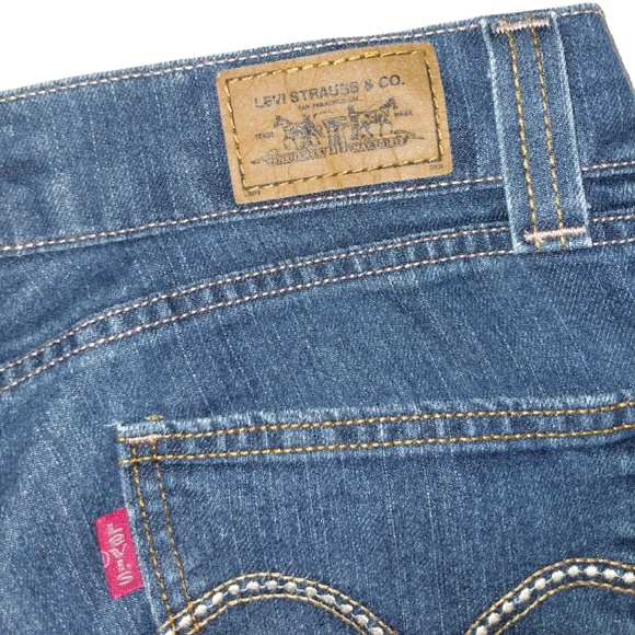 ⬇️$15 Levis dark wash jean shorts sz 7 - Picture 7 of 7